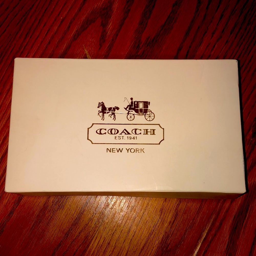 Authentic coach gift box with tissue